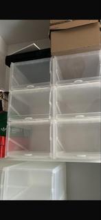 12x Transparante sneakerboxen voor lage sneakers, Huis en Inrichting, Kasten | Schoenenkasten, Ophalen, Zo goed als nieuw
