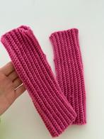 Pink wool gloves (hand-made), Nieuw, Ophalen of Verzenden, Handgemaakt, Maat 36 (S)