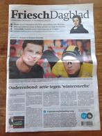 Schaatser Sven Kramer in Madamse Tussauds (krant 2018), Ophalen of Verzenden, 1980 tot heden, Knipsel(s)