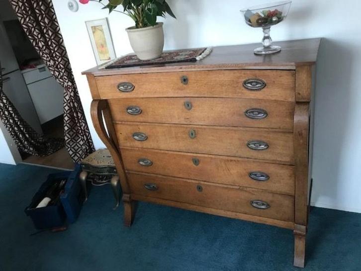 ladekast zeer mooie antieke origineel, Huis en Inrichting, Kasten | Ladekasten, Zo goed als nieuw, Minder dan 100 cm, 50 tot 100 cm