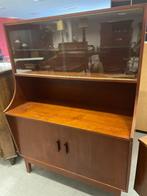 Vintage Buffet kastje/ Vitrine kast jaren 60., Huis en Inrichting, Kasten | Vitrinekasten, Met deur(en), 25 tot 50 cm, 100 tot 150 cm