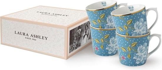 Laura Ashley mokken set (12 stuks) div kleuren, Huis en Inrichting, Keuken | Servies, Gebruikt, Kop(pen) en/of Schotel(s), Overige stijlen