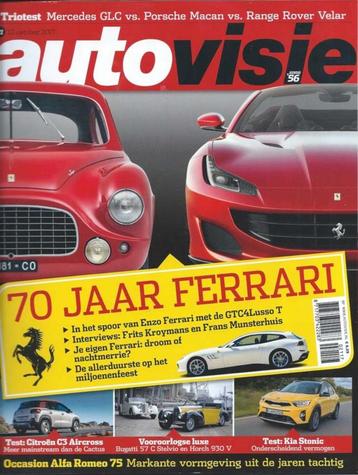 Autovisie 21 2017 : Mercedes Benz GLC - Ferrari - Kia Stonic beschikbaar voor biedingen