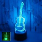 Nieuwe led nachtlampjes gitaren, Verzamelen, Nieuw, Lichtbak of (neon) lamp, Verzenden
