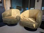 draaibare fauteuil Barga Tower living, Huis en Inrichting, Fauteuils, Ophalen, Gebruikt, 75 tot 100 cm, Stof