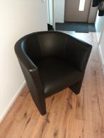 Fraaie fauteuil zwart., Minder dan 75 cm, Ophalen of Verzenden, Zo goed als nieuw, 50 tot 75 cm