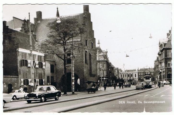 Den Haag, Gevangenpoort - 1965, Verzamelen, Ansichtkaarten | Nederland, Gelopen, Zuid-Holland, 1960 tot 1980, Verzenden