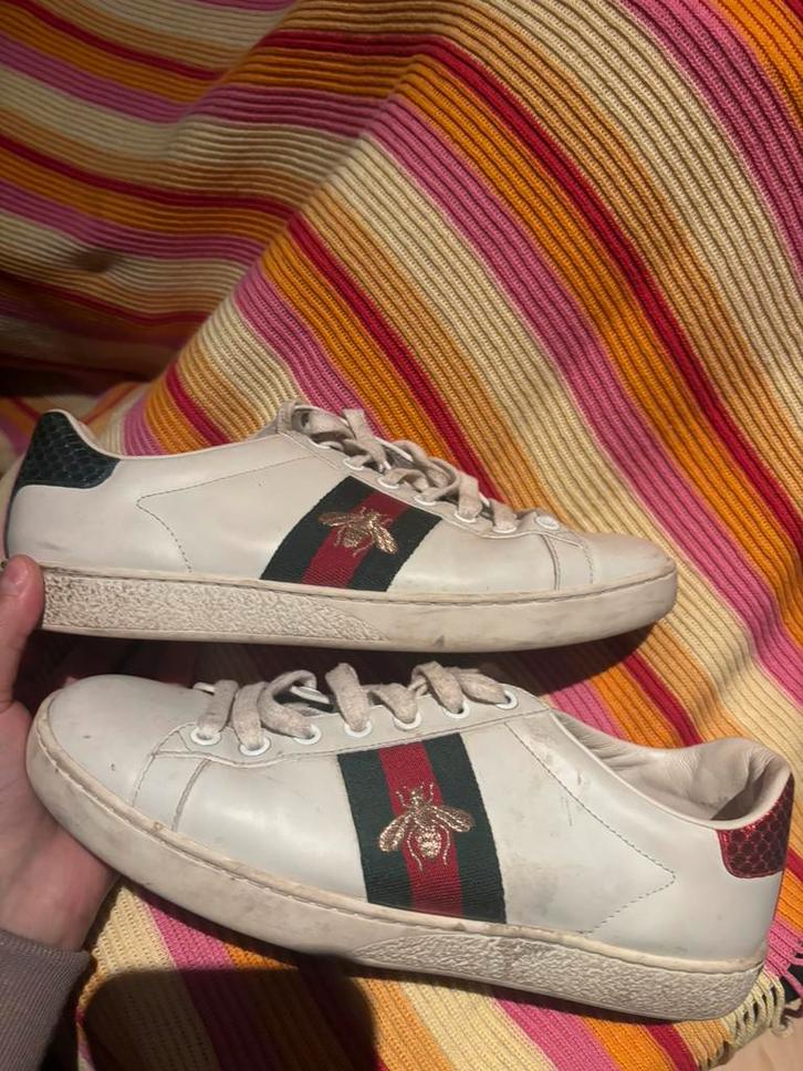gucci dames schoenen, Kleding | Dames, Schoenen, Zo goed als nieuw, Sneakers of Gympen, Wit, Ophalen of Verzenden