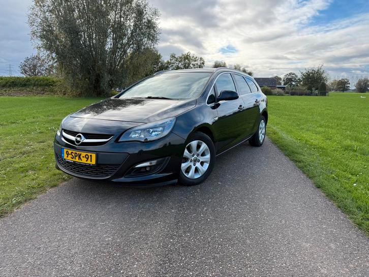 Opel Astra 1.7 Cdti 81KW St.wgn. 2013 Zwart nw apk netteauto, Auto's, Opel, Bedrijf, Diesel, A, Stationwagon, Handgeschakeld, Origineel Nederlands