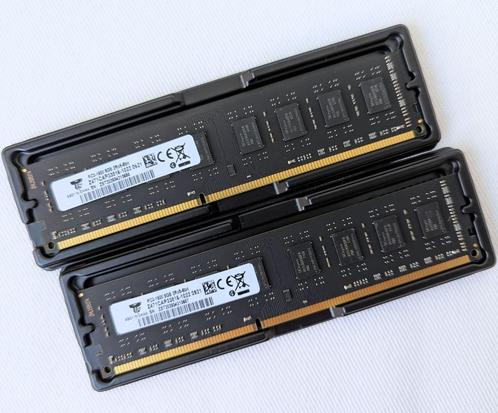 2x 8GB = 16GB DDR3 1600 MHz PC3-12800 desktop geheugen, Computers en Software, RAM geheugen, Nieuw, Desktop, 16 GB, DDR3, Ophalen