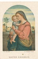 2 Devotieprentjes Maria met gedicht voor Schijndelse kindjes, Verzamelen, Religie, Christendom | Katholiek, Zo goed als nieuw