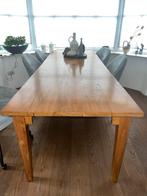 Grote Teak Eettafel - Ambachtelijk & Massief, Huis en Inrichting, Tafels | Eettafels, Ophalen, Gebruikt, 100 tot 150 cm, Teakhout