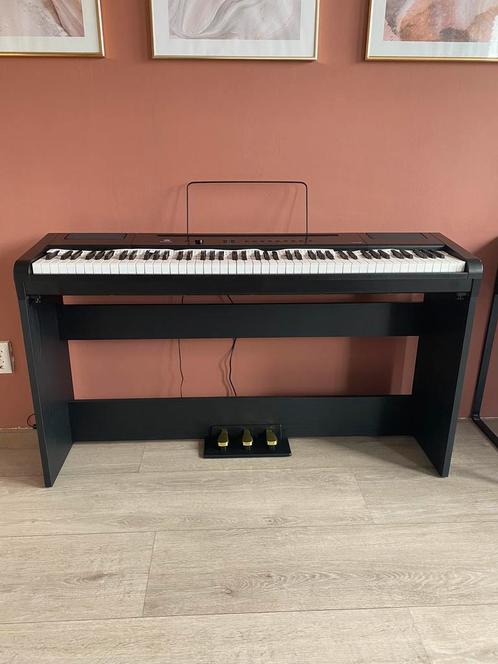 Fazley SP500-BK digitale piano –bijna nieuw–incl accessoires, Muziek en Instrumenten, Piano's, Zo goed als nieuw, Zwart, Ophalen