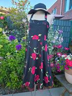 Rozenjurk halterjurk XXXL 44 rockabilly jurk zomerjurk, Zwart, Maat 42/44 (L), Rockabilly jurk, Ophalen of Verzenden