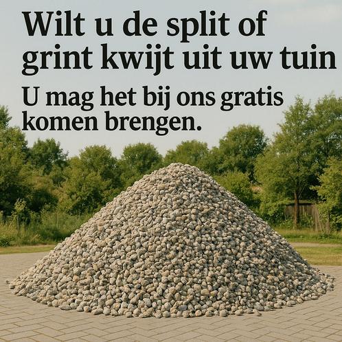 Breng uw grind gratis weg., Tuin en Terras, Grind, Keien en Split, Ophalen
