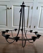 Kroonluchter kandelaar voor 10 kaarsen zwart🕯OPHALEN, Antiek en Kunst, Ophalen, Overige materialen