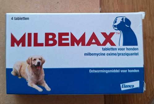 Milbemax hond - 4st in doosje - Nieuw, Dieren en Toebehoren, Honden-accessoires, Nieuw, Ophalen of Verzenden