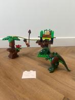 Heel goed Lego Duplo 5597 Dinoval Dinosaur Trap set compleet, Complete set, Duplo, Ophalen of Verzenden, Zo goed als nieuw