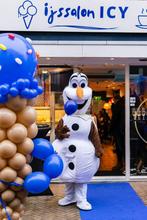Olaf en Elsa mascotte, Ophalen of Verzenden, Zo goed als nieuw