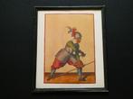 Ridder in gevechtshouding nummer 25 litho, Antiek en Kunst, Kunst | Litho's en Zeefdrukken, Ophalen of Verzenden