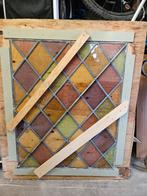 Glas in lood raam - 78x98cm, Doe-het-zelf en Verbouw, Glas en Ramen, Ophalen