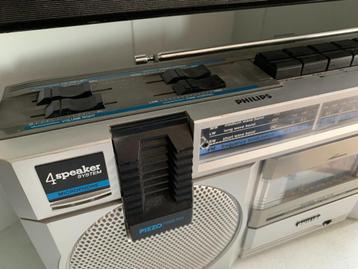 Philips Vintage Philips Radio Cassettespeler - Type D8118  beschikbaar voor biedingen