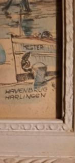 Schilderij Havenbrug Harlingen, Ophalen