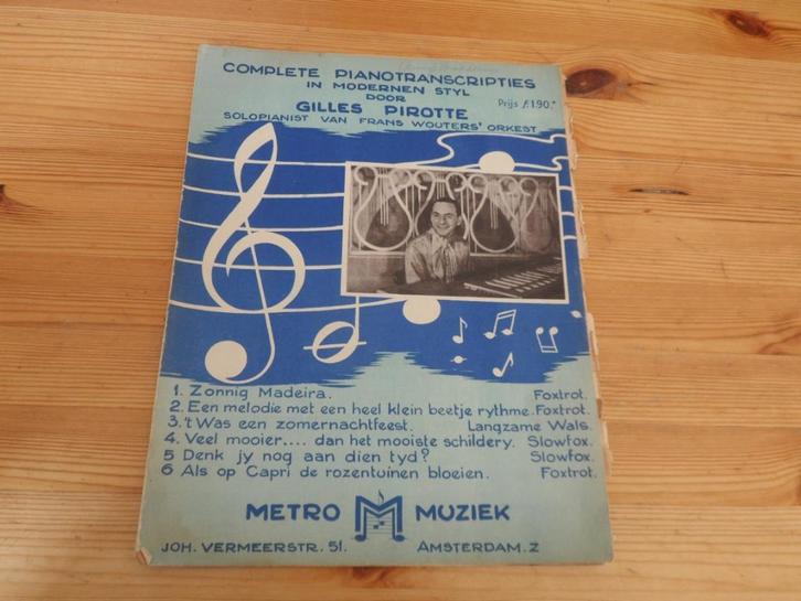 Complete pianotranscripties - gilles pirotte, Muziek en Instrumenten, Bladmuziek, Gebruikt, Artiest of Componist, Populair, Piano