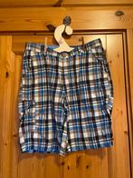 Broek kort geruit John Cabot L lengte 56 cm, Maat 52/54 (L), Blauw, Ophalen of Verzenden, Zo goed als nieuw
