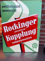 emaille bord Rockinger koppeling aanhangwagen Titan Email, Ophalen of Verzenden, Gebruikt, Reclamebord