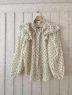 Blouse stippen H&M, H&M, Wit, Ophalen of Verzenden, Zo goed als nieuw
