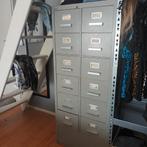2 stuks Vintage Gispen archiefkast ladekast metalen 135cm, Huis en Inrichting, Ophalen, Gebruikt, 50 tot 100 cm, Minder dan 100 cm