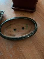 Diverse bloempotten - Aardewerk, Beton,  bonsai schalen, Gebruikt, Binnen, Ophalen of Verzenden, Overige vormen