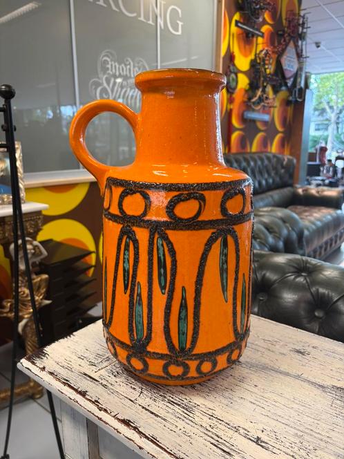 Scheurich West Germany Vaas, Huis en Inrichting, Woonaccessoires | Vazen, Zo goed als nieuw, Minder dan 50 cm, Aardewerk of Porselein