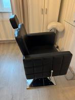 2 Kapperstoelen, Huis en Inrichting, Stoelen, Ophalen, Gebruikt, Zwart, Twee
