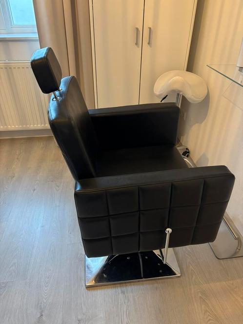 2 Kapperstoelen, Huis en Inrichting, Stoelen, Gebruikt, Twee, Zwart, Ophalen