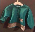 Groene vestje met strik detail, Kinderen en Baby's, Babykleding | Maat 68, Ophalen of Verzenden, Zo goed als nieuw, Meisje