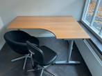 IKEA Hoekbureau + 2 Bureaustoelen, Ophalen of Verzenden, In hoogte verstelbaar, Gebruikt, Bureau