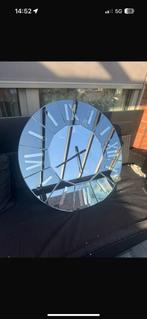 Spiegel wandklok eric kuster style, Huis en Inrichting, Woonaccessoires | Klokken, Ophalen of Verzenden, Zo goed als nieuw