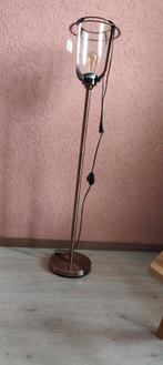 Stijlvolle bronzen staande lamp - Zo goed als nieuw!, Huis en Inrichting, Lampen | Vloerlampen, Ophalen