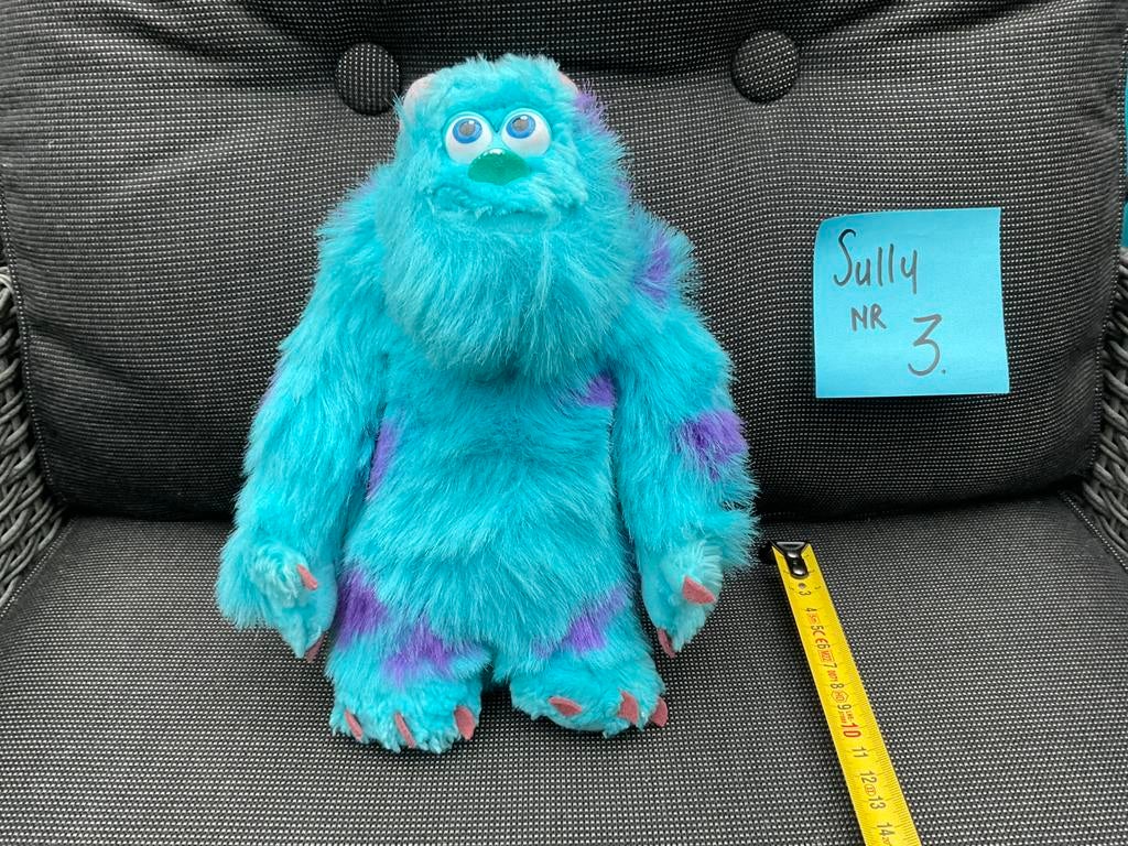 Zgan, niet kapot, Disney Sully knuffel 25cm van Monsters&Co, Ophalen, Winnie de Poeh of vrienden, Zo goed als nieuw, Knuffel