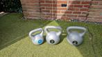 Kettlebell Set - 4kg, 10kg, Ophalen of Verzenden, Zo goed als nieuw, Benen, Kettlebell