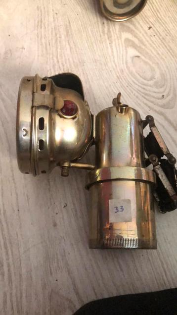 Carbid lamp motorfiets beschikbaar voor biedingen
