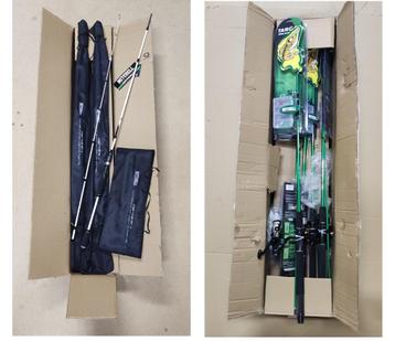 Partij 10x spinhengels mitchell / riptide rz / target combo beschikbaar voor biedingen