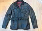 Barbour Leren Jas Lesther BikerJacket 36 / Small, Zwart, Barbouw, Ophalen of Verzenden, Zo goed als nieuw