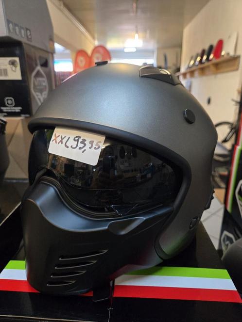 Vito Bruzano mat titanium XXL, Motoren, Kleding | Motorhelmen, XXL, Overige merken, Nieuw met kaartje, Ophalen of Verzenden