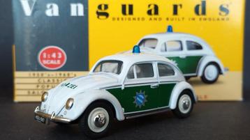 Volkswagen VW Beetle Polizei 1:43 Vanguards Pol  beschikbaar voor biedingen