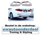 Chrome Dubbele Uitlaat Trim tip Voor Bmw G30 G31