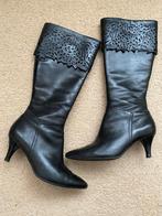 Ecco lederen laarzen mt.40, Zwart, Ophalen of Verzenden, Zo goed als nieuw, Hoge laarzen