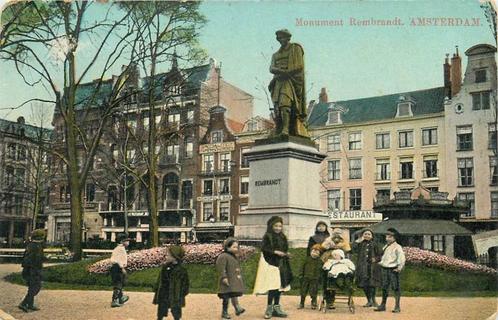 (304-226-007) Amsterdam Monument Rembrandt, Verzamelen, Ansichtkaarten | Nederland, Noord-Holland, Verzenden